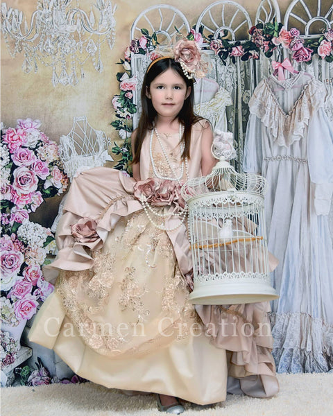 Blush Pink Princess Dress (Judy)