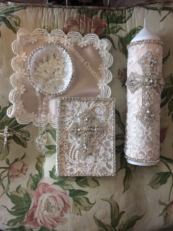Blush Baptism Set