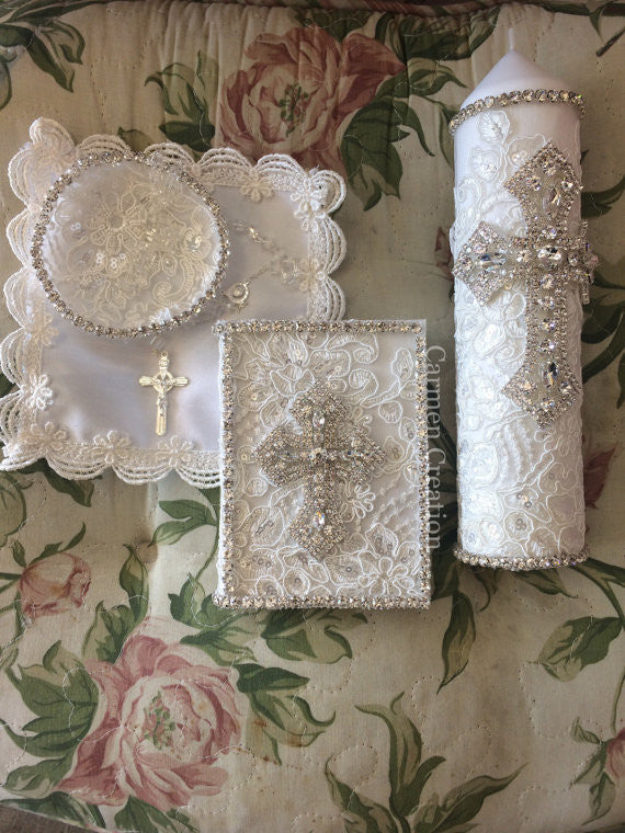 Light Ivory Baptism Set