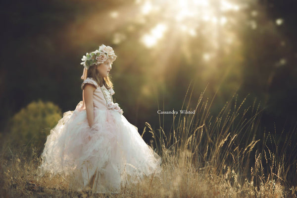 Couture Princess Flower Girl Dress