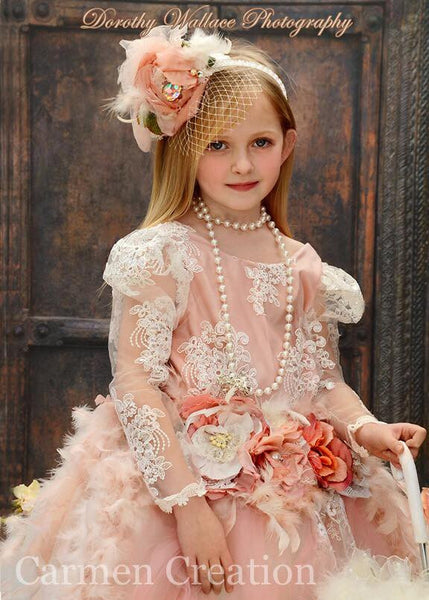 Diana Flower Girl Dress Blush