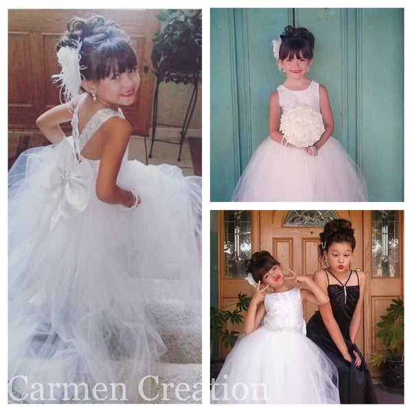 Mini Bride Flower Girl Dress