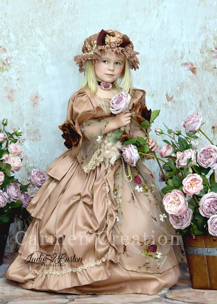 Brown Princess Dress  (w/Sleeves)