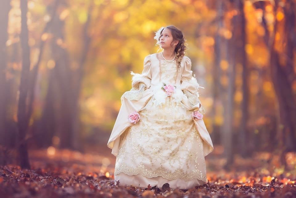 Champagne Princess Dress Rose Carmen Creation Champagne Princess Dress Rose Carmen Creation