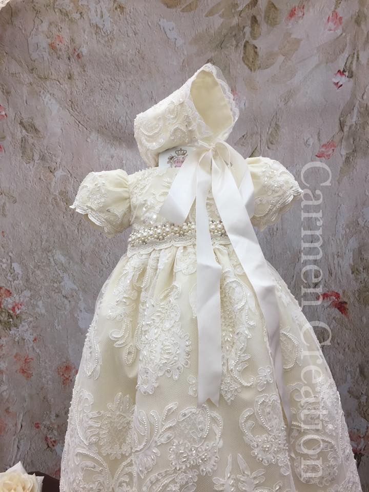 old fashioned baptism dresses 1800's Victorian Christening Gown Carmen Creation