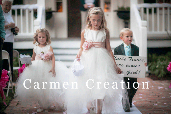 Carmen Creation Flower Girl Dress