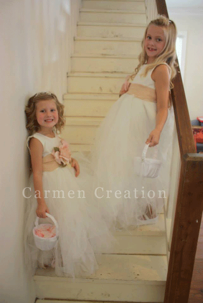 Carmen Creation Flower Girl Dress