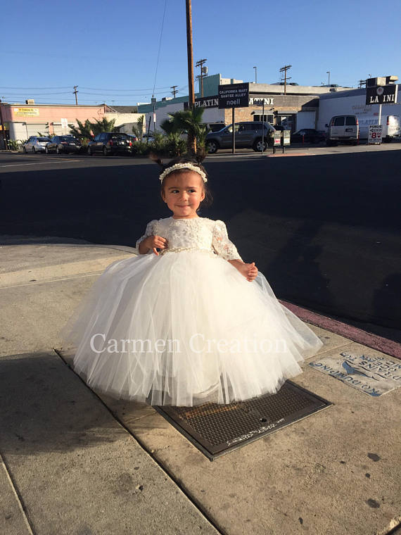 Madeline Baptism Dress beaded lace Carmen Creation Madeline Baptism Dress beaded lace Carmen Creation