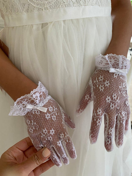 First Communion Lace Gloves