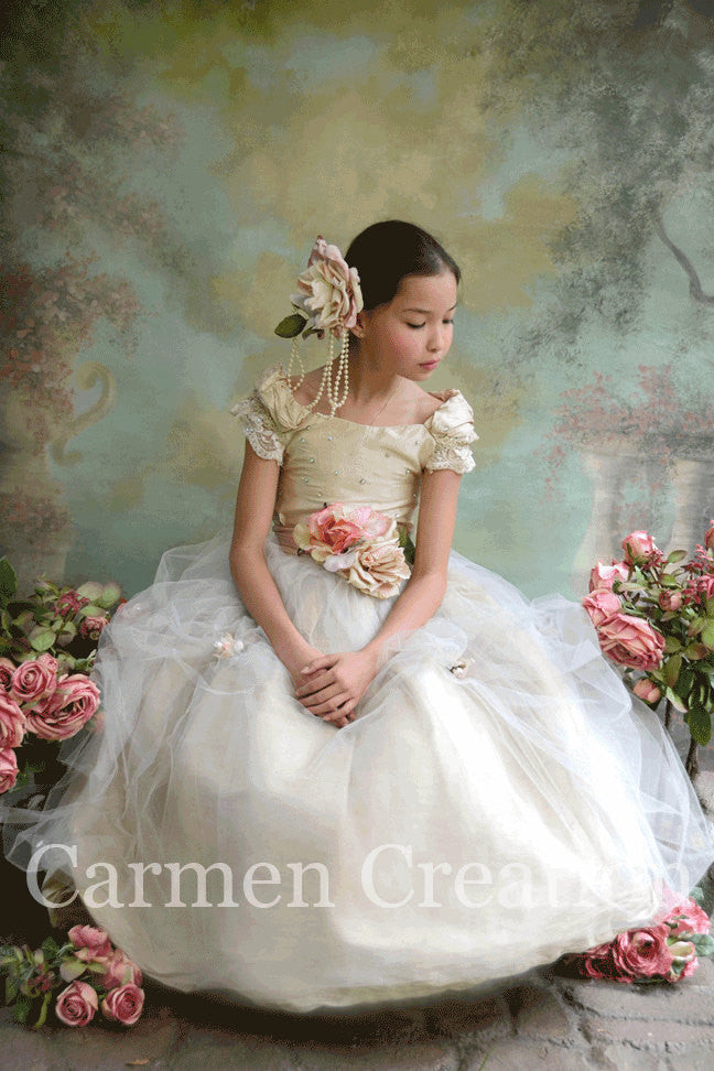 Beautiful Flower Girl Dress – Carmen Creation Beautiful Flower Girl Dress – Carmen Creation