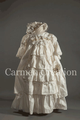1800's Victorian Christening Gown