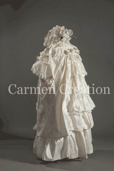 1800's Victorian Christening Gown