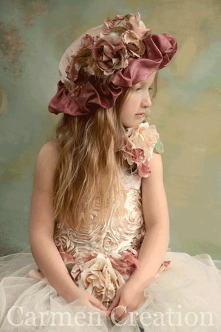 Victorian Floral Hat