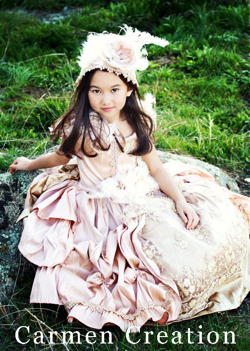 handmade princess dresses Brown Princess Dress (w/Sleeves) Carmen Creation