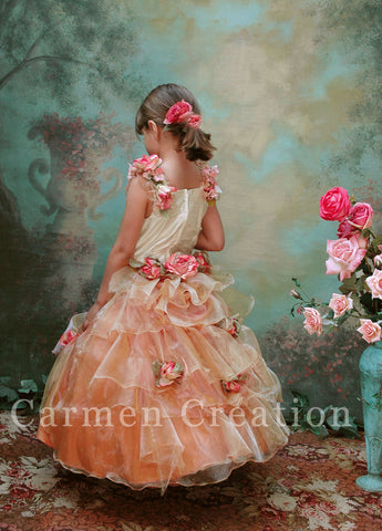 Rococo Flower Girl Dress
