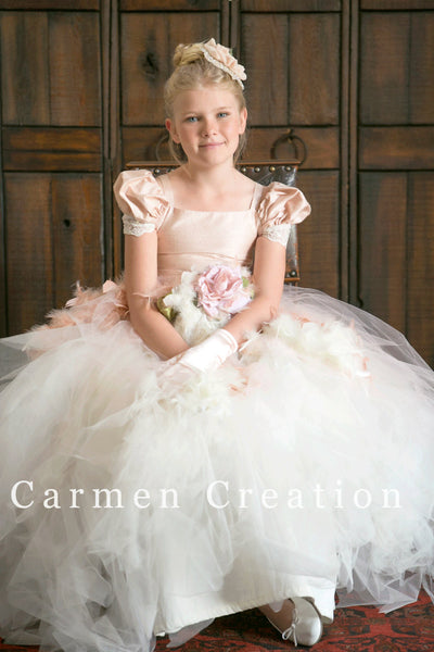 Beautiful Flower Girl Dress Blush