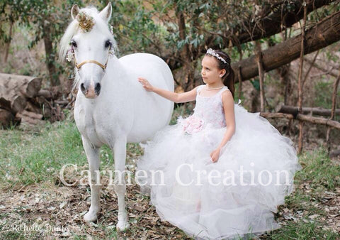 My little pony couture flower girl dress