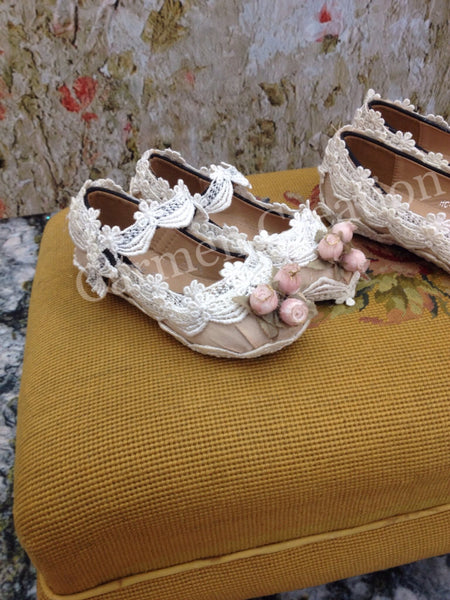 Venetian Flower Girl Shoes