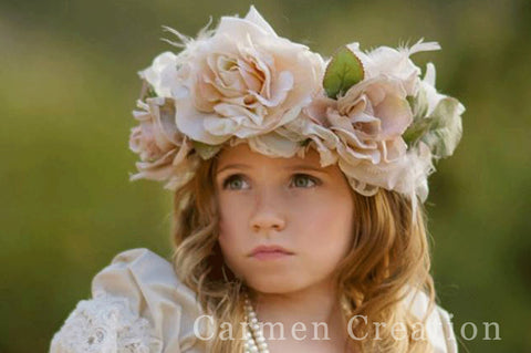 Bohemian Garland Headpiece / Flower Crown