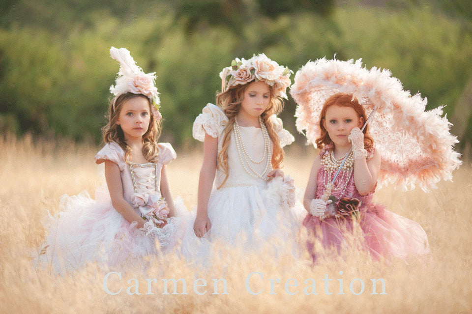 Couture Princess Flower Girl Dress Carmen Creation