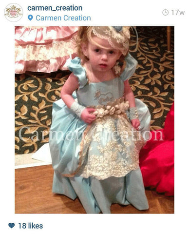 Baby Marie Antoinette Couture Dress Tiffany