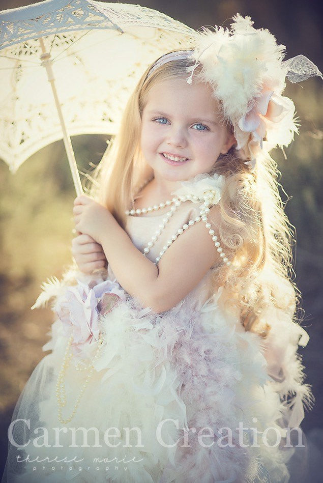 Full Feather Vintage Fairy Dress Carmen Creation Full Feather Vintage Fairy Dress Carmen Creation