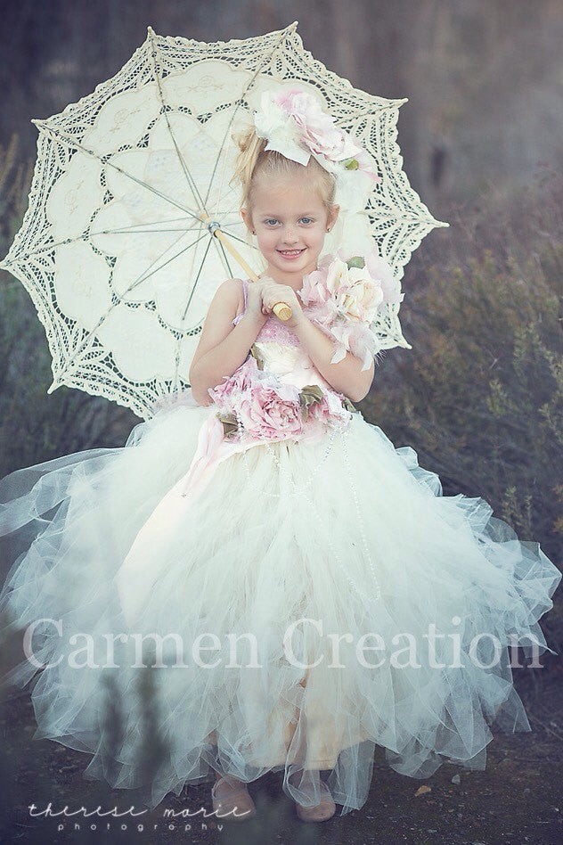 Vintage Fairy Dress Pink Carmen Creation Vintage Fairy Dress Pink Carmen Creation