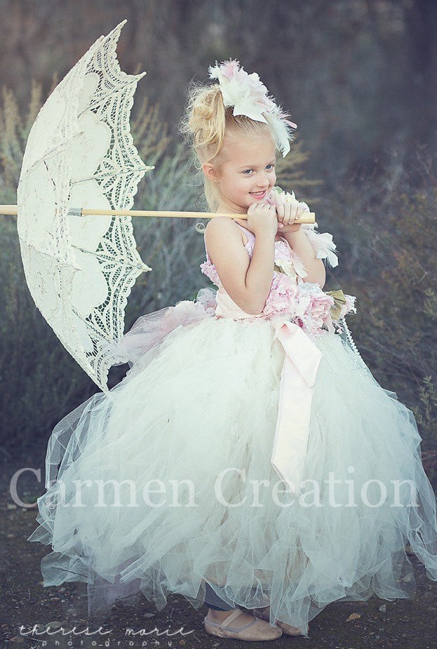 Vintage Fairy Dress Pink Carmen Creation Vintage Fairy Dress Pink Carmen Creation
