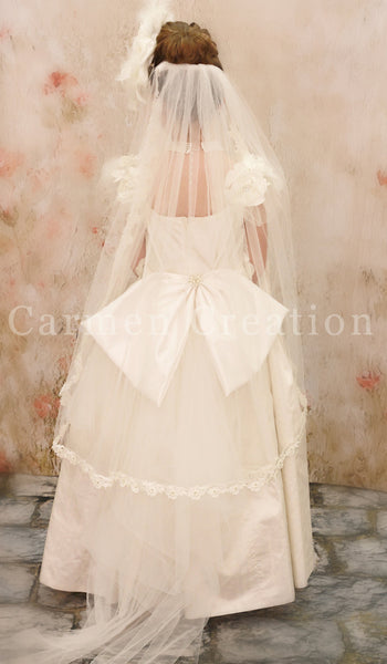 Silk Couture Princess Communion Dress