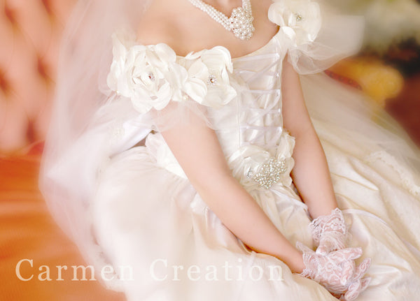 Silk Couture Princess Communion Dress