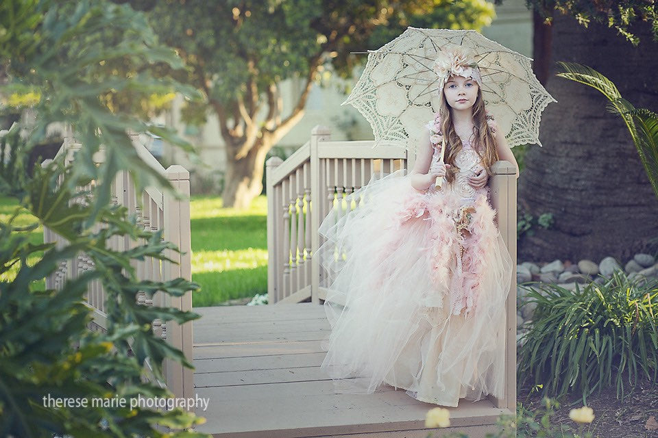 vintage fairy dress Vintage Fairy Dress Ivory/Blush – Carmen Creation