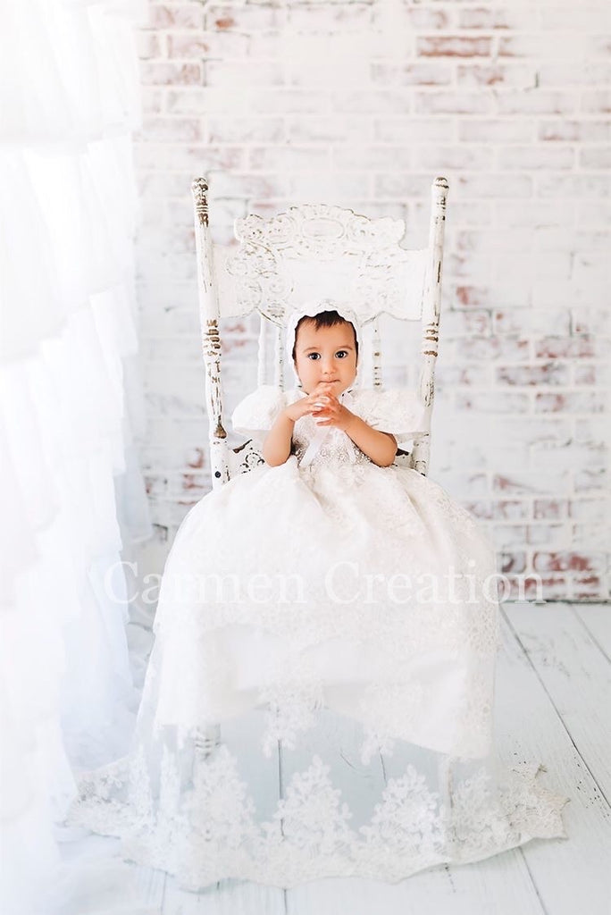 Florence Christening Gown off-white Carmen Creation Florence Christening Gown off-white Carmen Creation